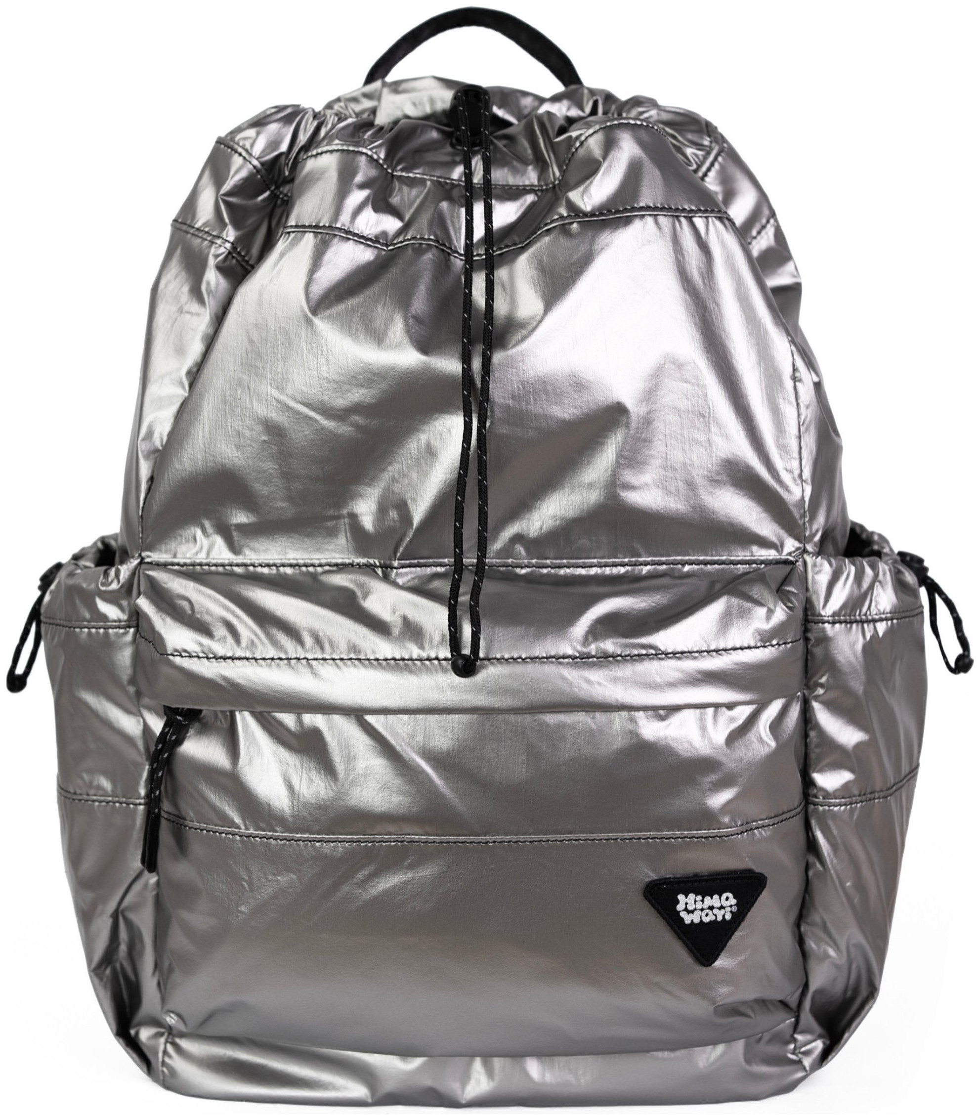 Batoh na notebook Himawari stříbrný 14 palců lesklý, stříbrný