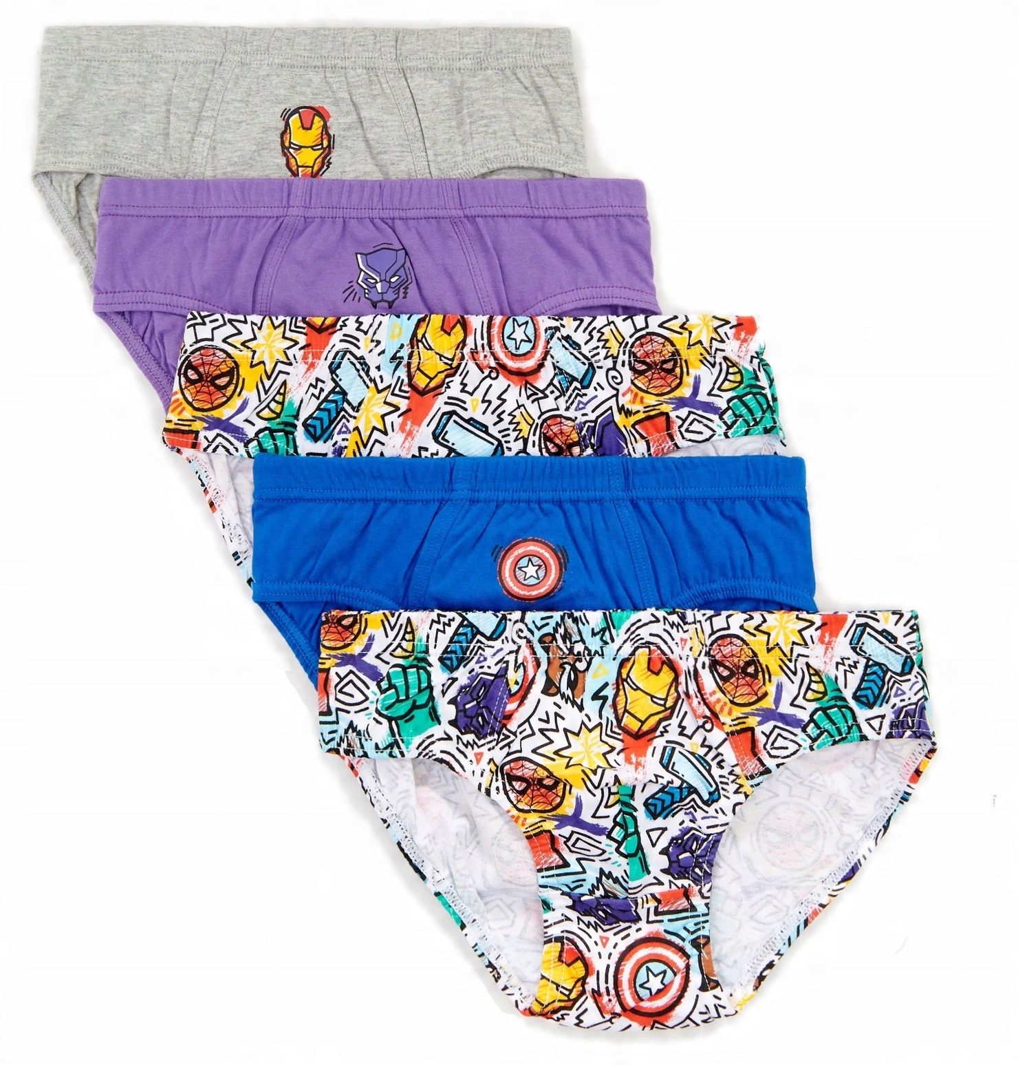 

Avengers Majtki Chłopięce Slipy 5 Pack 98/104