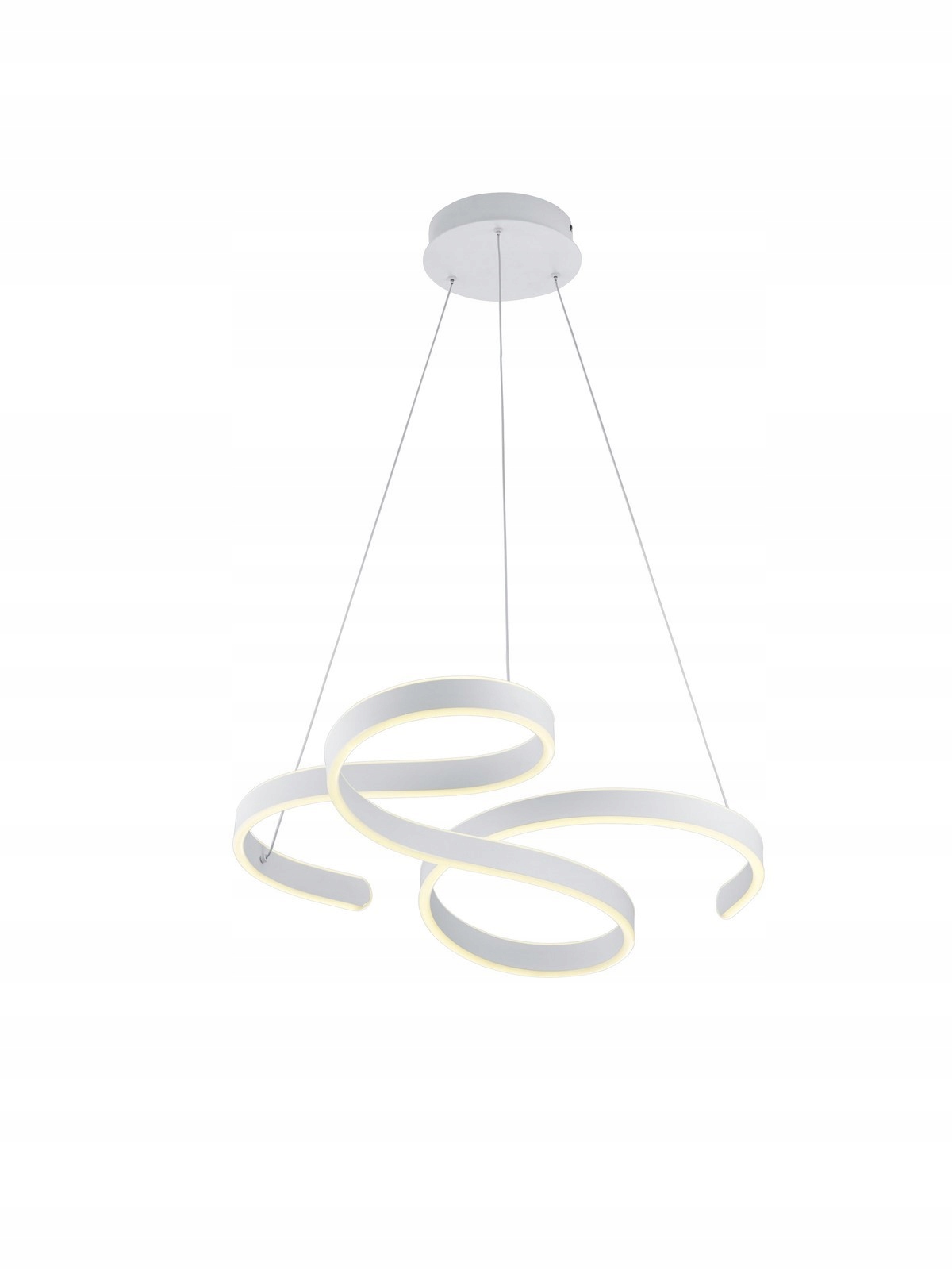 Lampa Wisząca Wstążka Spirala Led Trio Francis 371310131 Led Biały