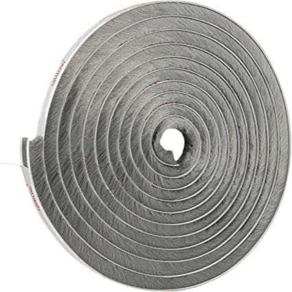 USZCZELKA DO OKNA DRZWI SZCZOTKOWA 8x9mm 5metrów