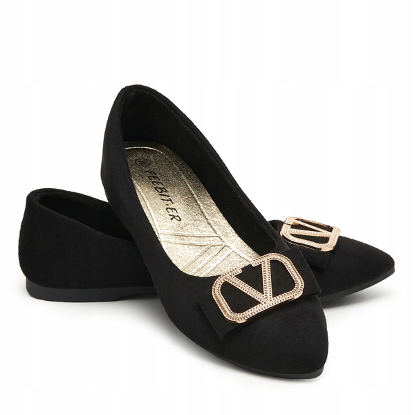 

TS0011 Baleriny Damskie Czarne Cavo 37