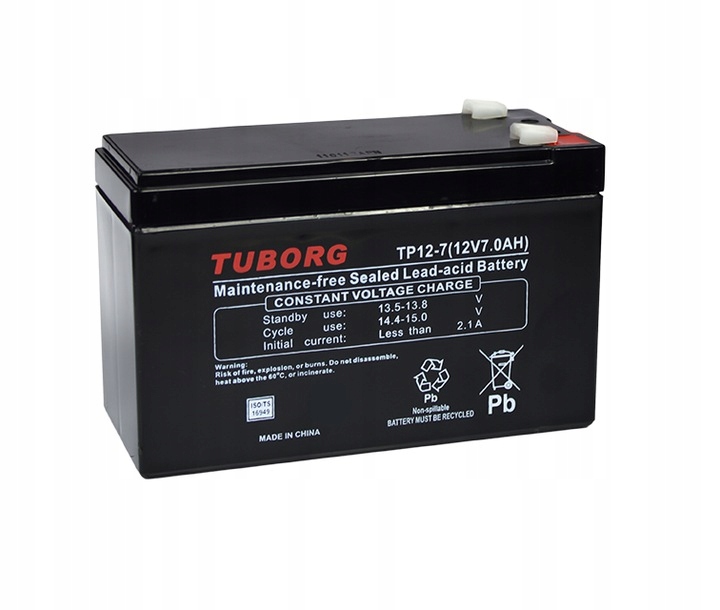 

Akumulator Tuborg TP12-7 Agm 12V 7Ah