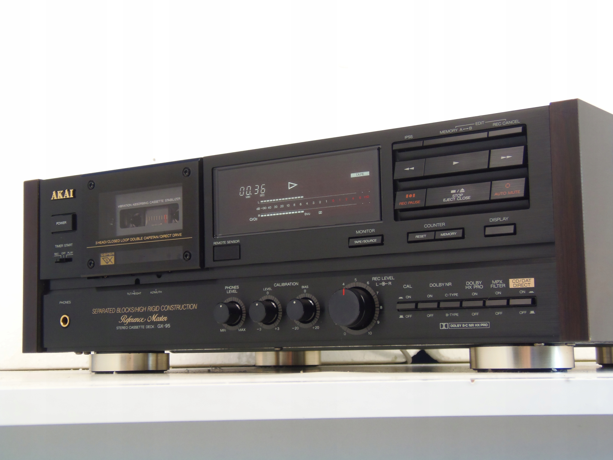 Кассетный магнитофон Akai GX-95 черный