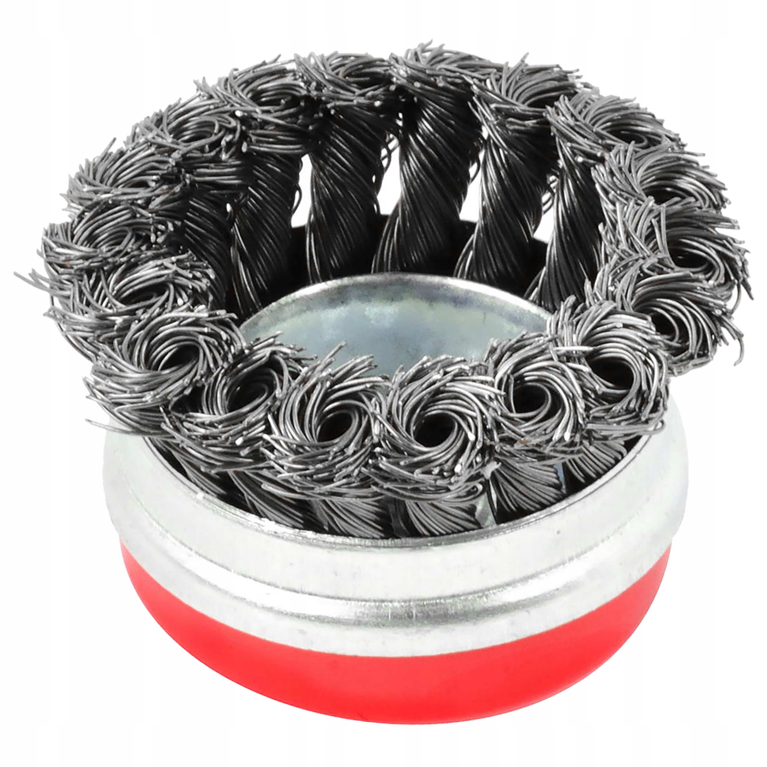 SZCZOTKA DRUCIANA DOCZOŁOWA PLECIONA 65mm M14 DO SZLIFIERKI KĄTÓWKI OPASKA Kod producenta G00610