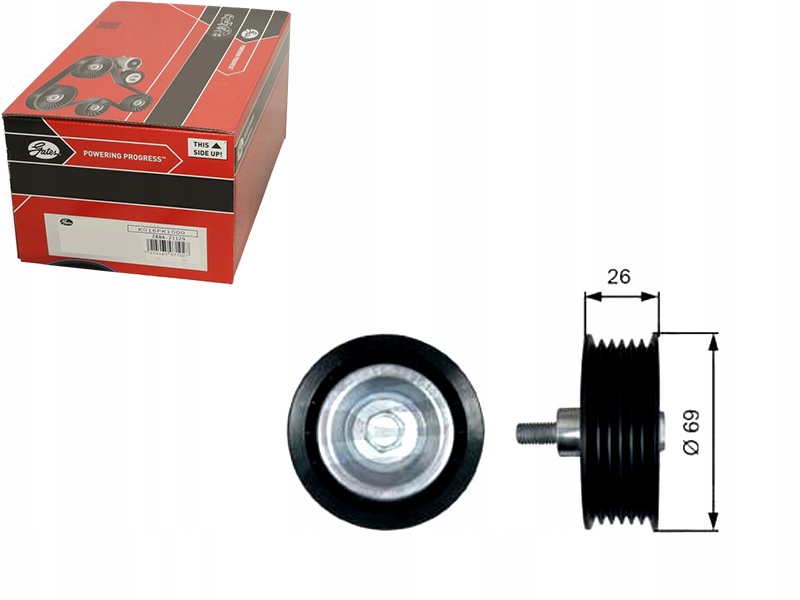 Rolka Řemene – Klínový Řemen Gates 5751F0 967832528