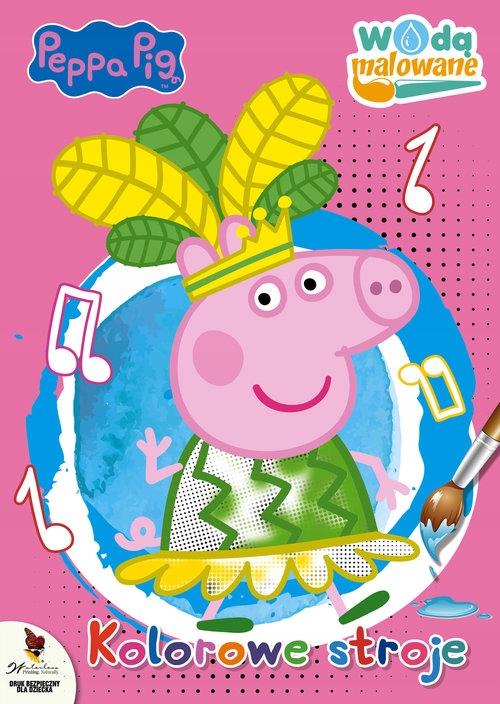

Świnka Peppa Wodą Malowane Kolorowe Stroje