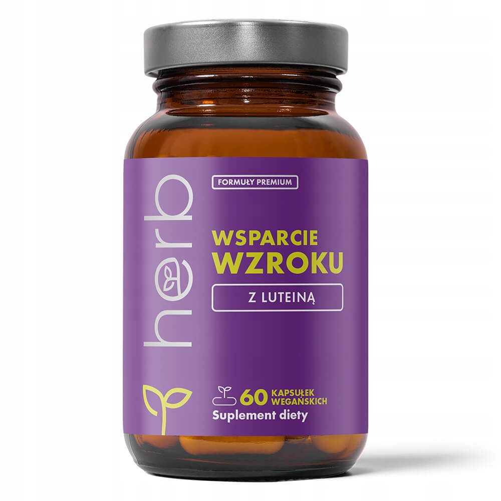 HERB WSPARCIE WZROKU 60vcaps FORMUŁA PREMIUM LUTEINA +ZEAKSANTYNA EKSTRAKTY