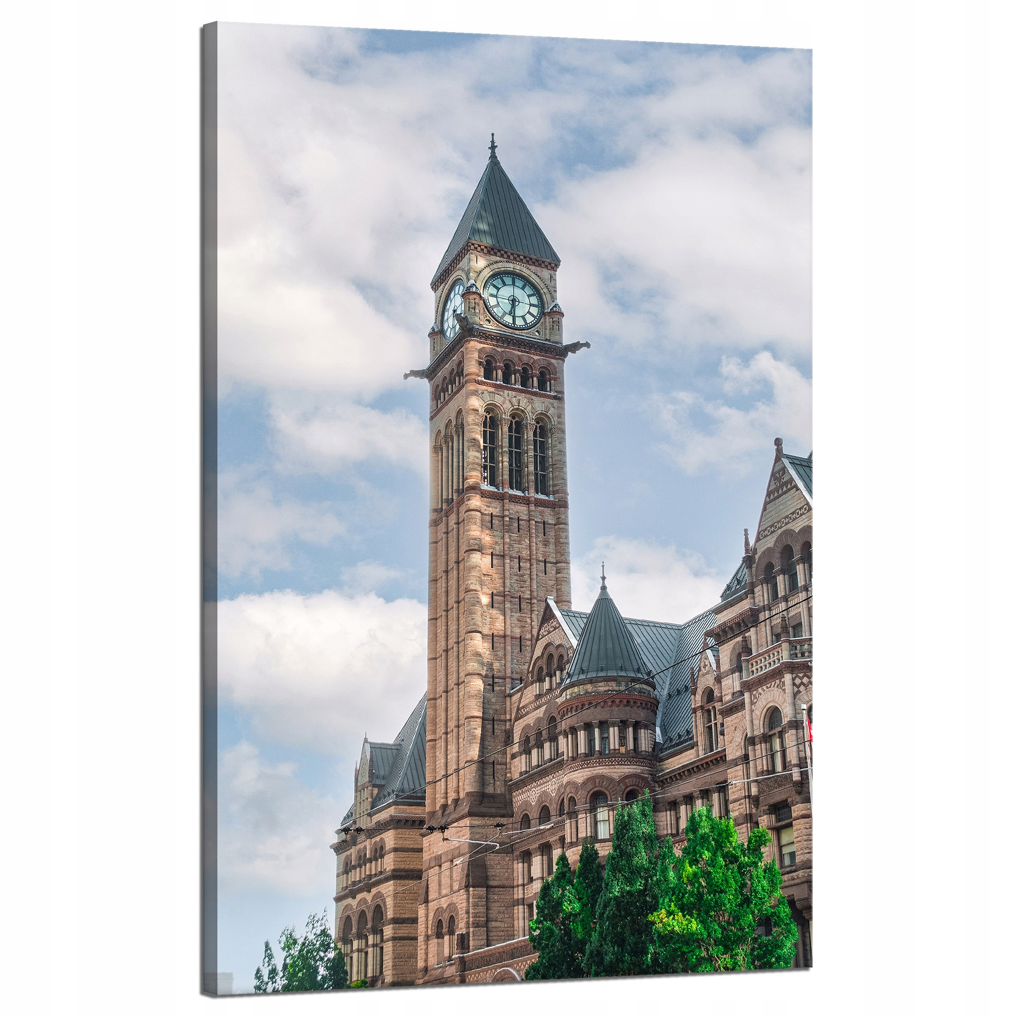 Obraz Canvas Architektura Hodinová věž 50x80 cm