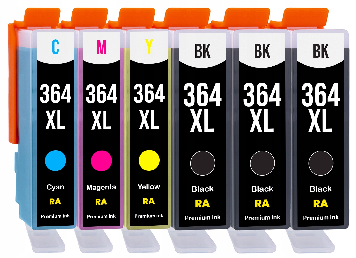 

6x Tusz 364 XL Do Hp PhotoSmart B410a B410c C309g