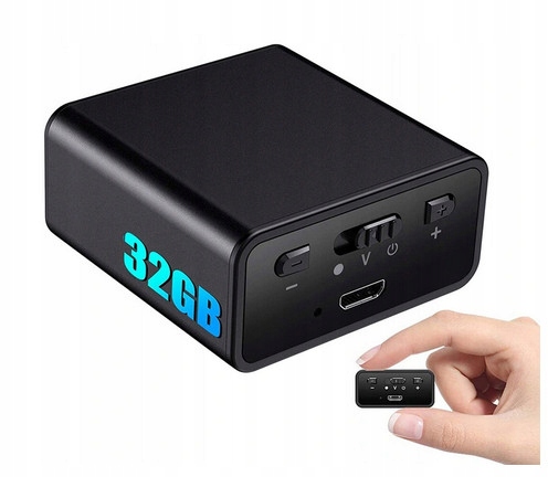Digitálny Diktafón Jnn Q65 32GB Mini Špionážny Odposluch 500H Vor Usb