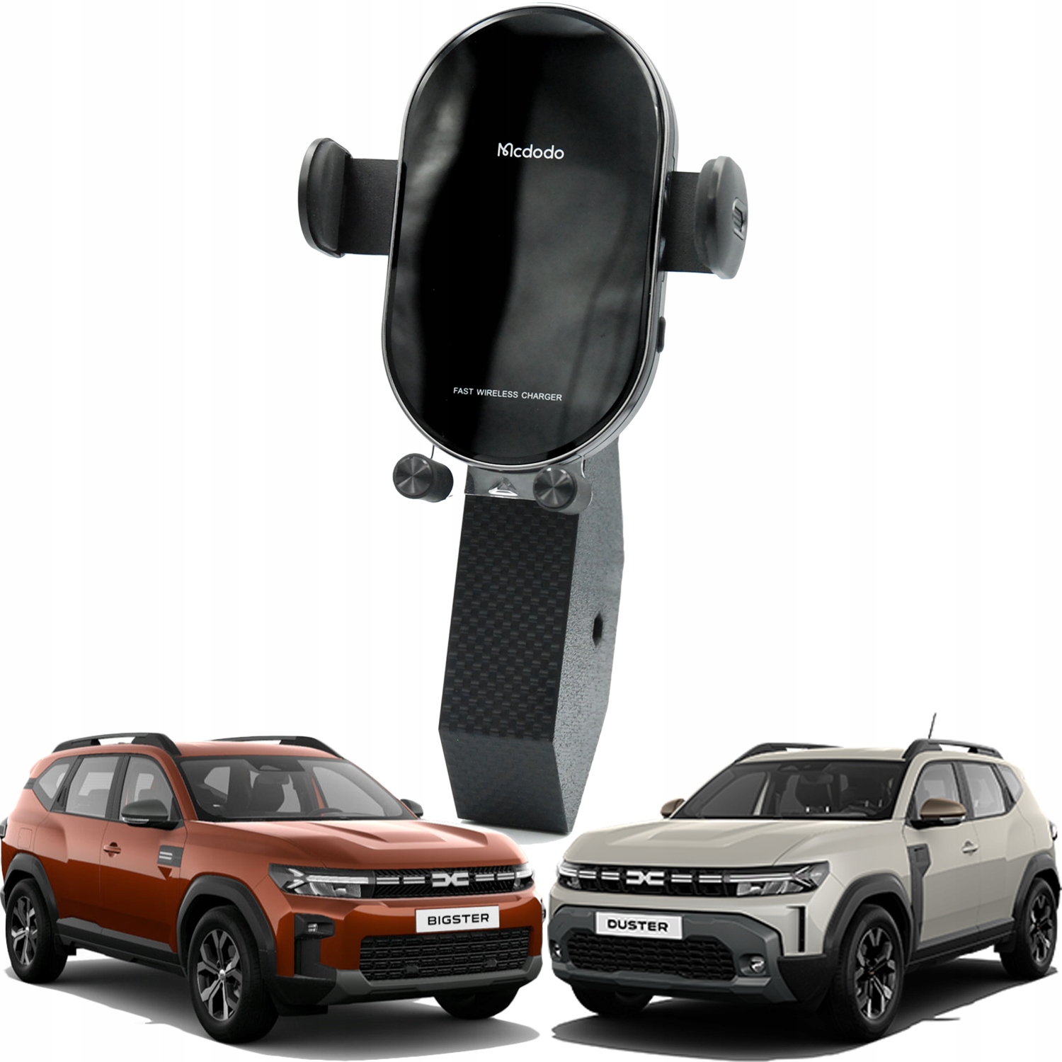 Držák na telefon s indukční nabíječkou pro Dacia Duster 3 Bigster YouClip