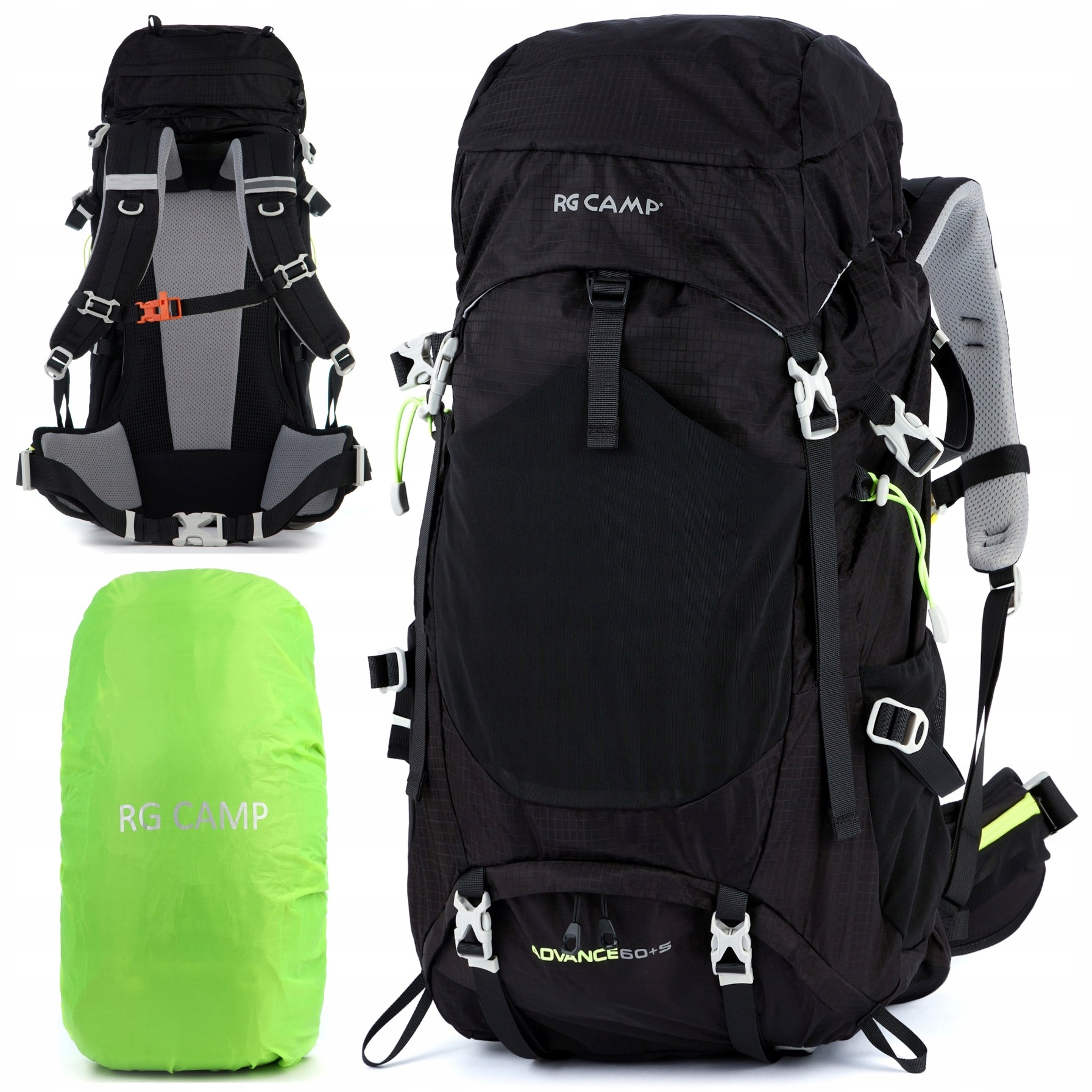 Plecak turystyczny 60l trekkingowy górski duży podróżny w góry damski męski