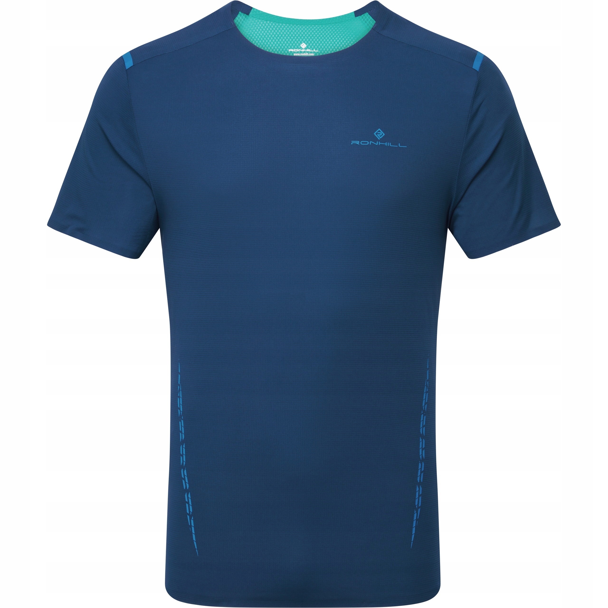 Koszulka do Biegania Męska Sportowa Ronhill Tech Race S/s Tee Granatowa S