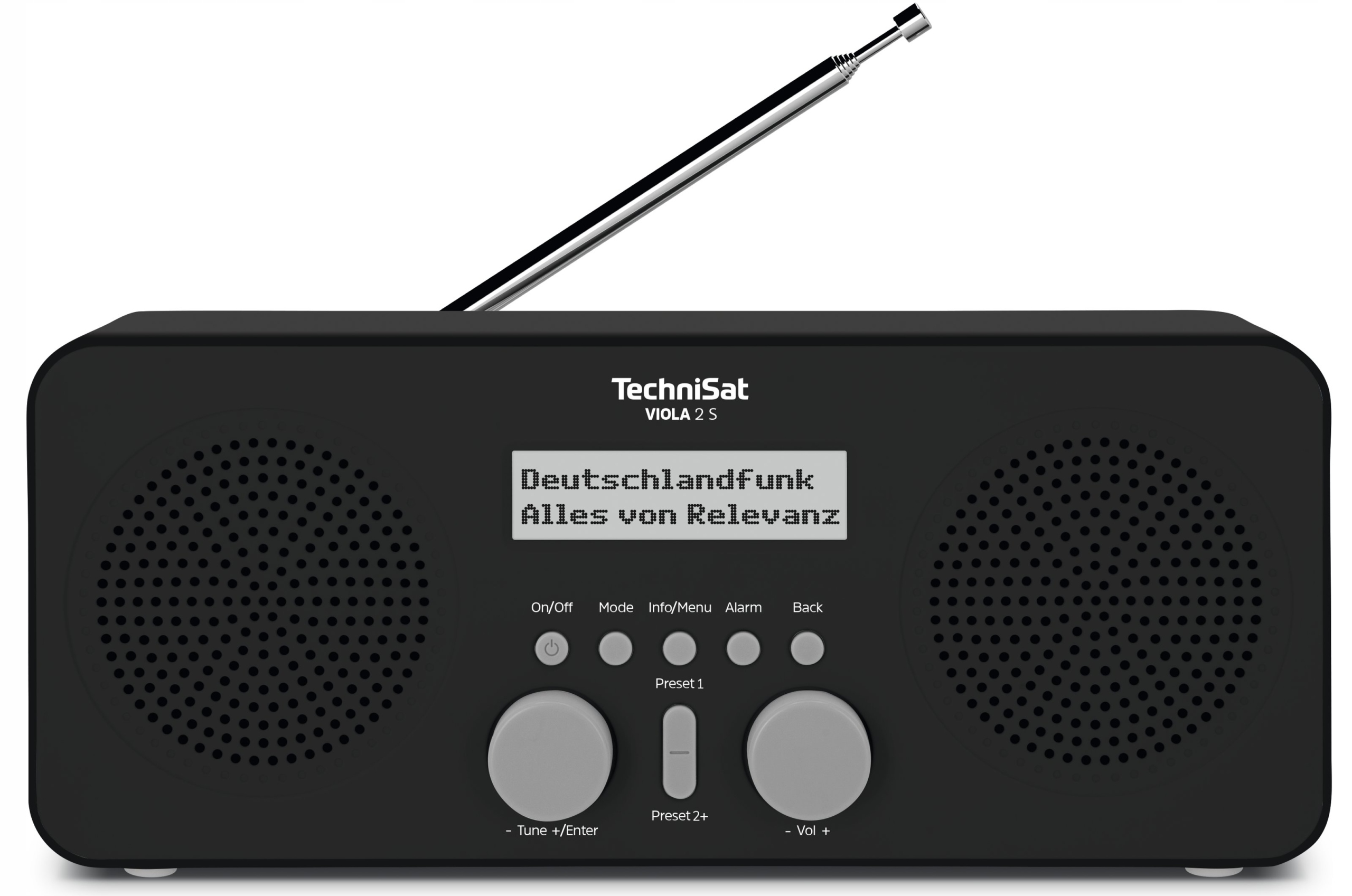 Radio sieciowo-bateryjne DAB+, FM TechniSat Viola 2 S z funkcją RDS