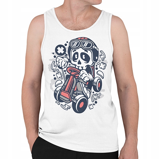 TANK TOP ANIMOWANE GOKART SKULL