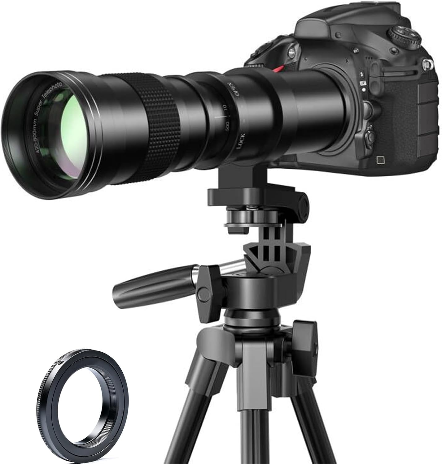 Teleobjektiv Pro Fotoaparát Benoison 420-800 MM Pro Canon Slr F/8.3~1 6