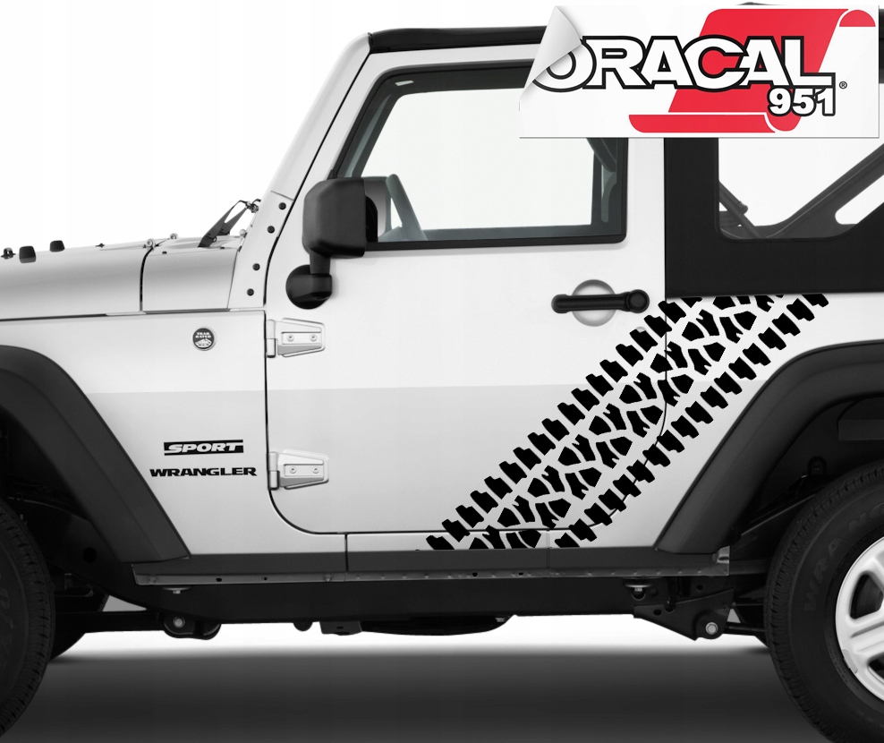 Наклейка протектора OFFROAD 150X28CM JEEP дверная маска