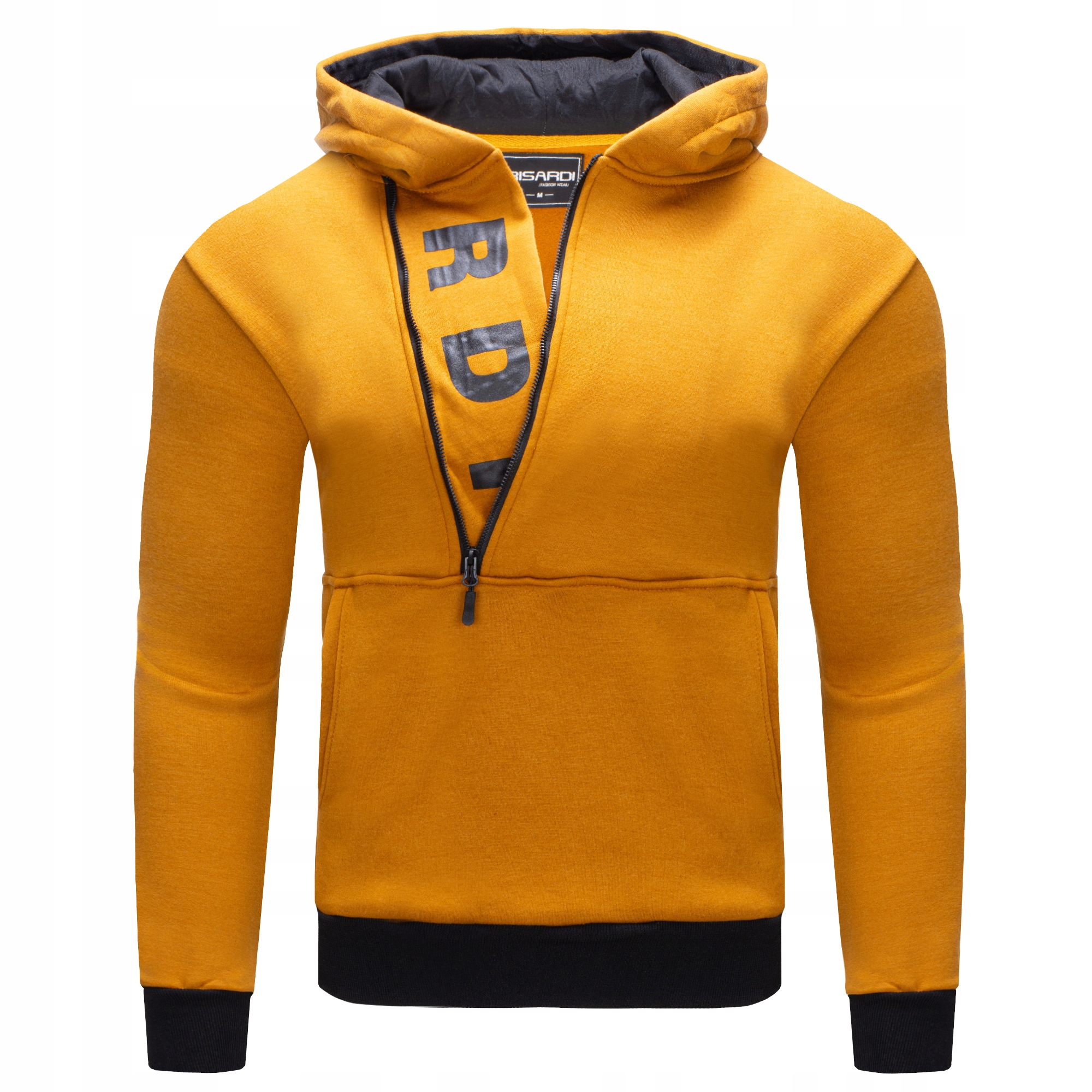 RS01 roz. XL GŁADKA BLUZA MĘSKA Z KAPTUREM