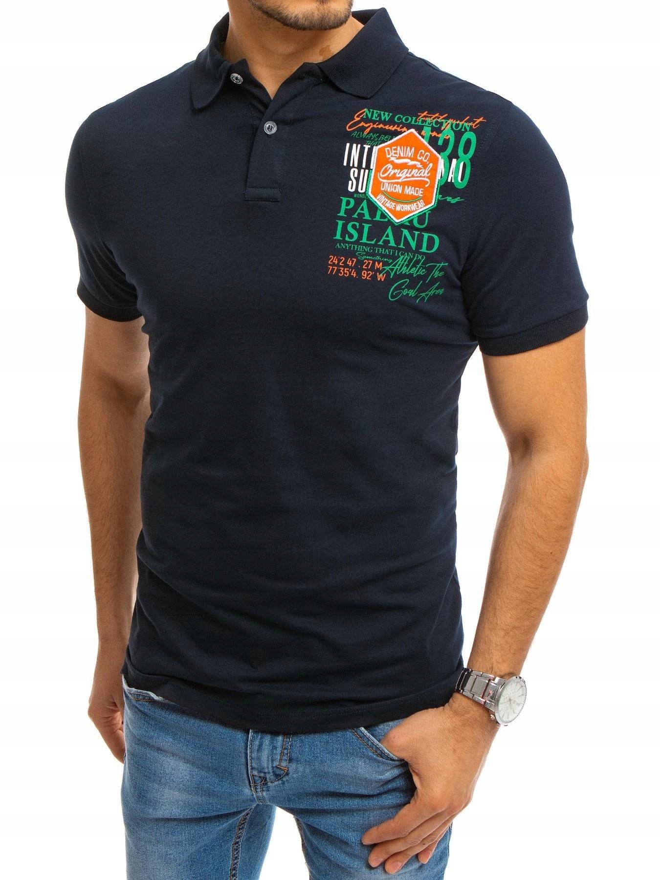 

Koszulka Polo Męska Z Nadrukiem px0369 - L