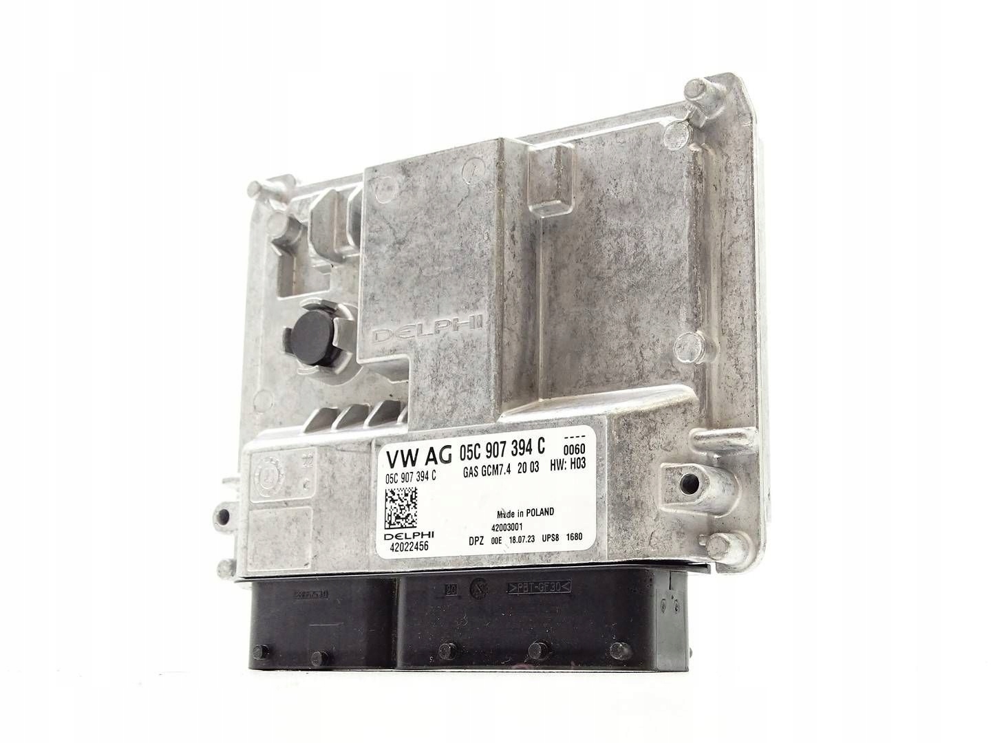 computer control unit of the engine ECU AUDI A3 8Y GOLF VIII 1.0 TFSI 05C907394C