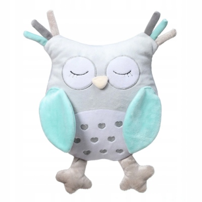 

Babyono Przytulanka Owl Sofia 441 szaro-miętowa