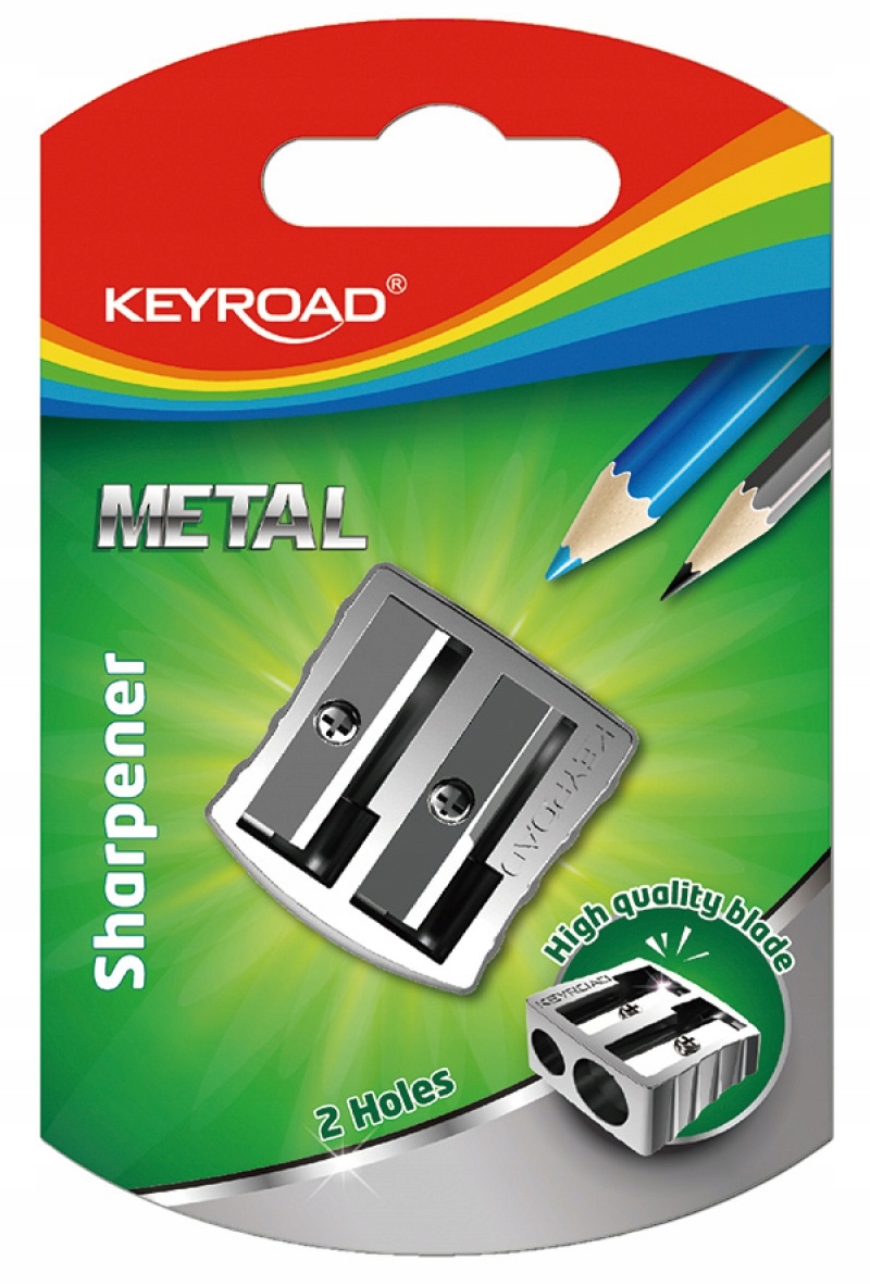

Temperówka Keyroad aluminiowa podwójna srebrna