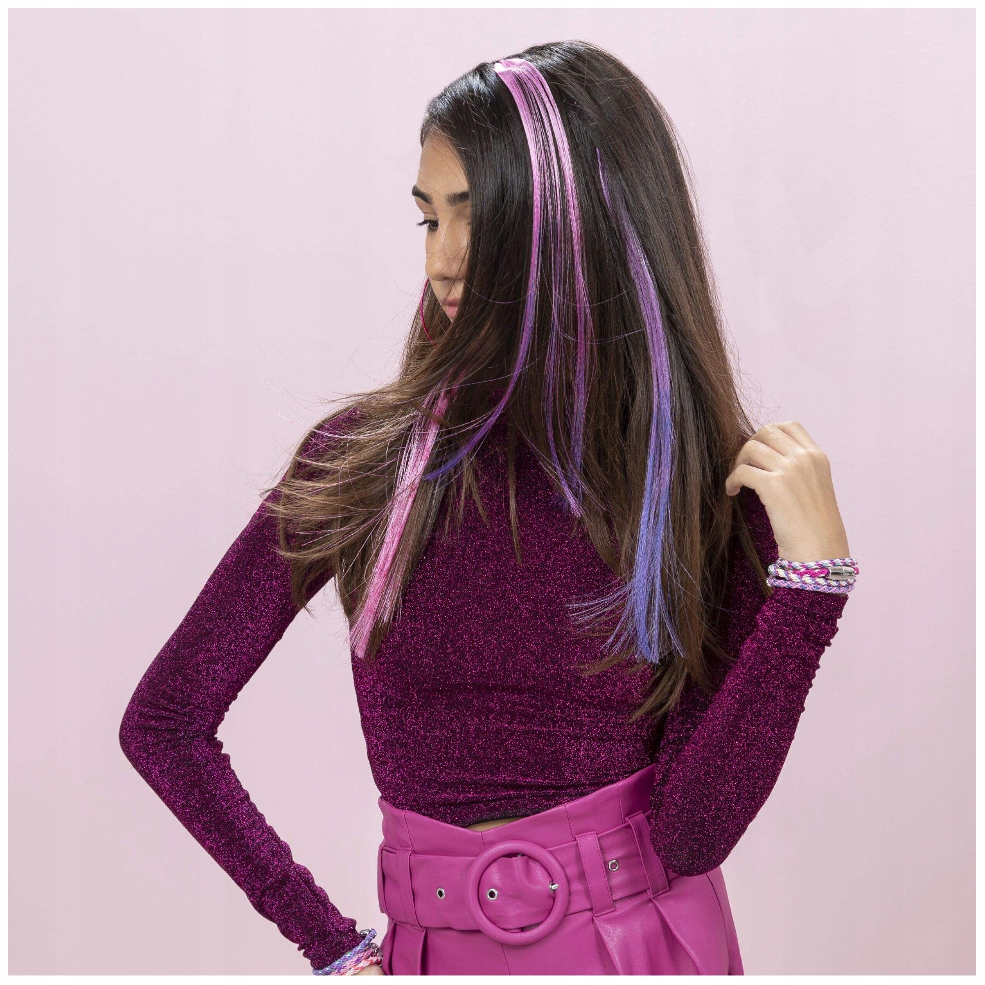 ZESTAW KREATYWNY OZDOBY DO WŁOSÓW DOCZEPY PASEMKA COOL MAKER STARSTRUCK Wiek dziecka 8 lat +