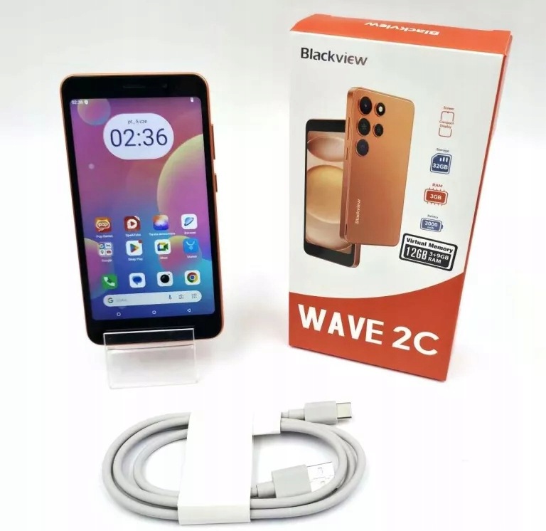 Telefon Blackview Wave 2C 32/3 Gb 3000 Mah Blaze Orange