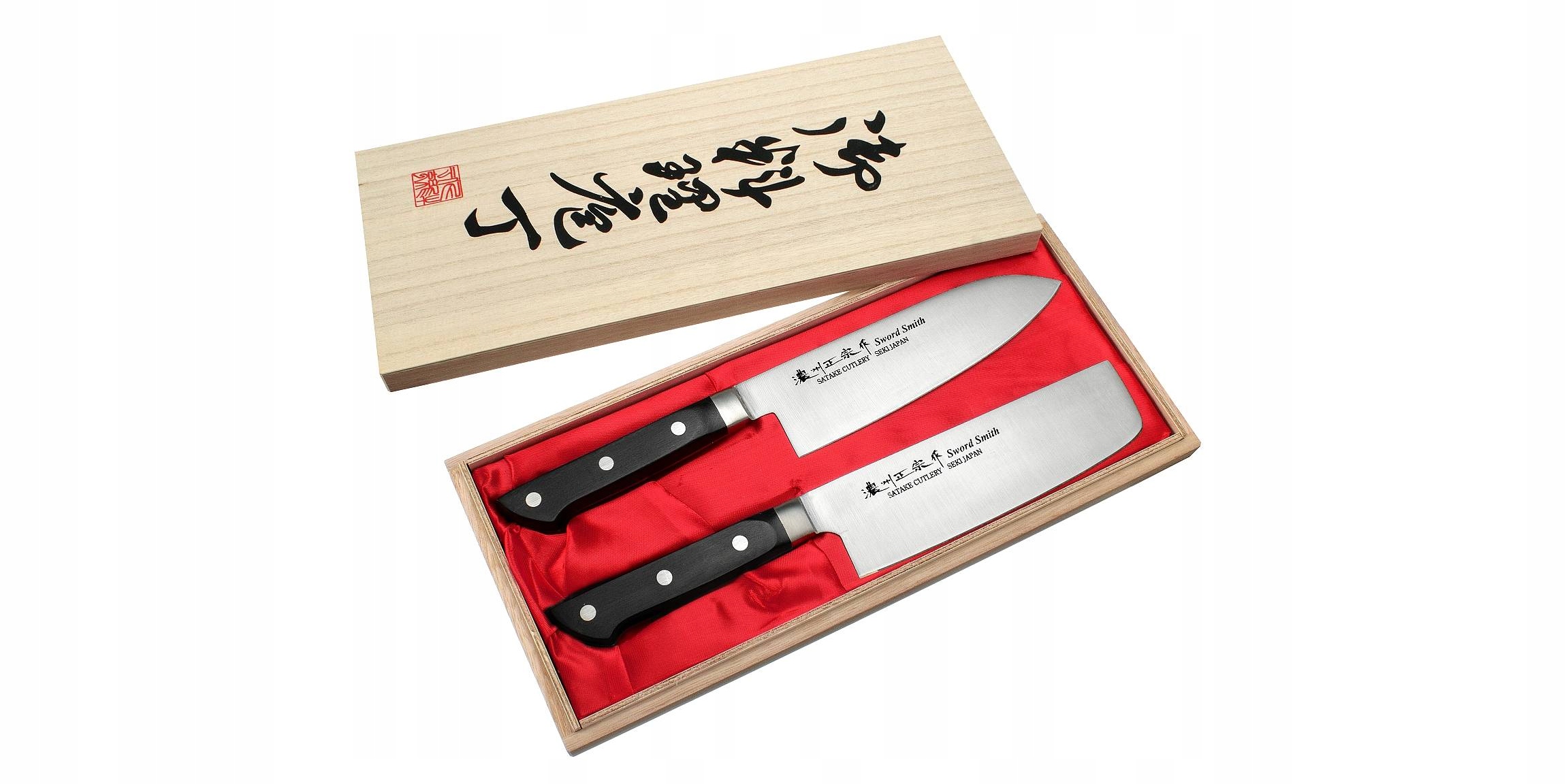 Satake Katsu Sada nožov Santoku Nakiri