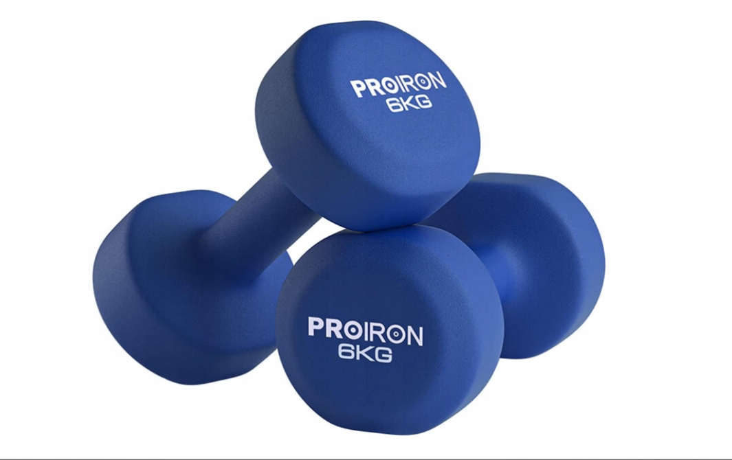 Neoprenové činky Proiron 2 x 6 kg 2 ks