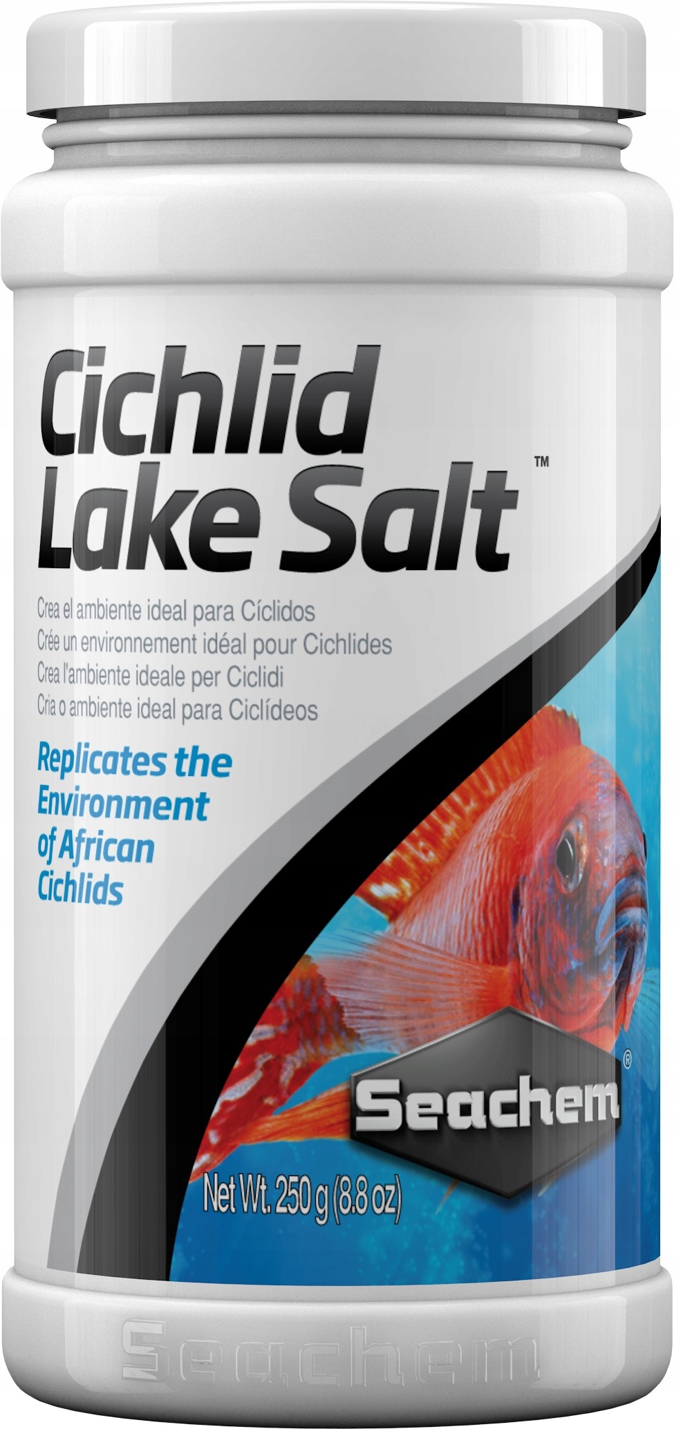 Levně Seachem Cichild Lake Salt – sůl pro cichlidy 250 g /Seachem