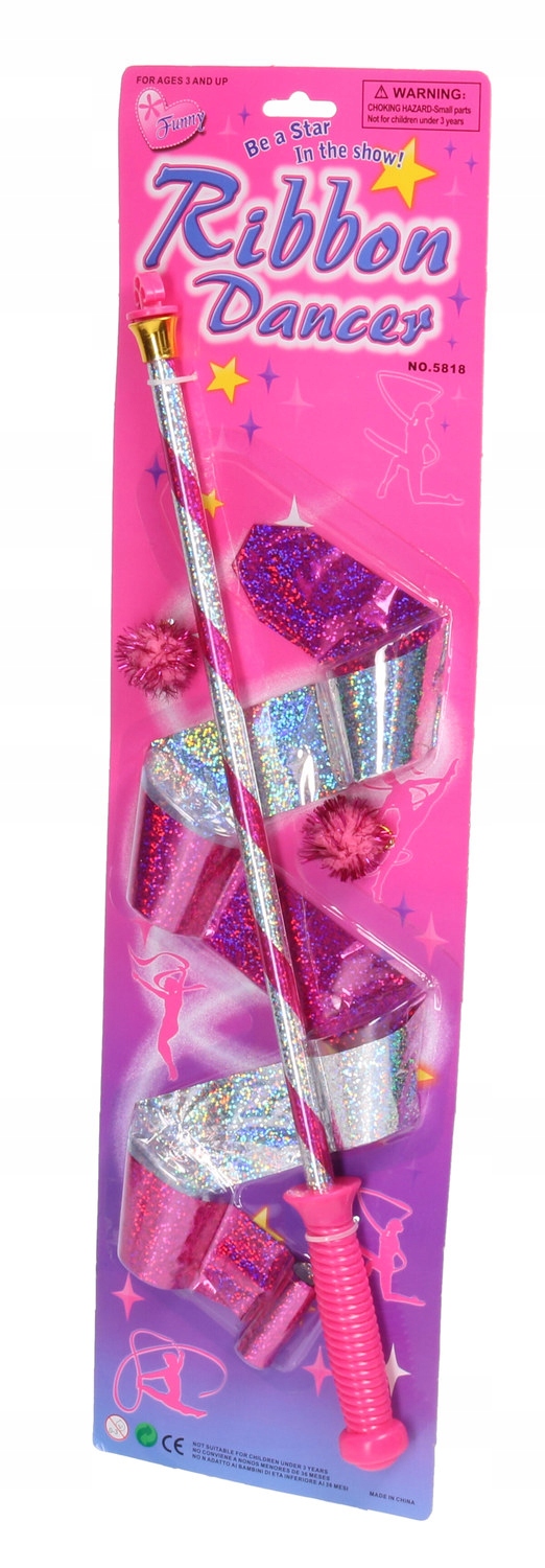 

Wstążka gimnastyczna Kolorowa Szarfa 4044