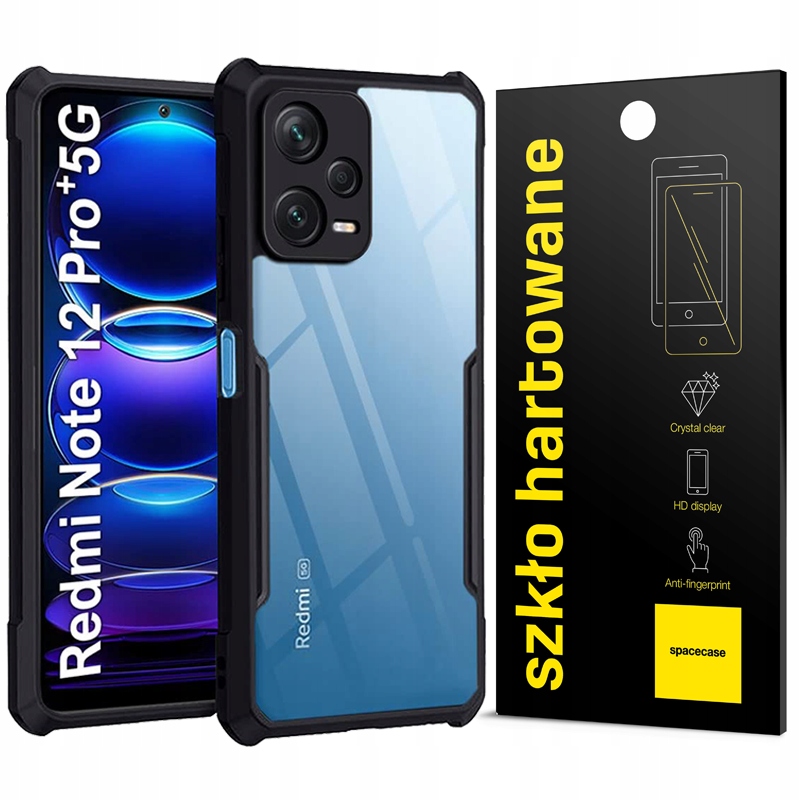 

Etui Do Redmi Note 12 Pro+ 5G Beetle Pełne Szkło