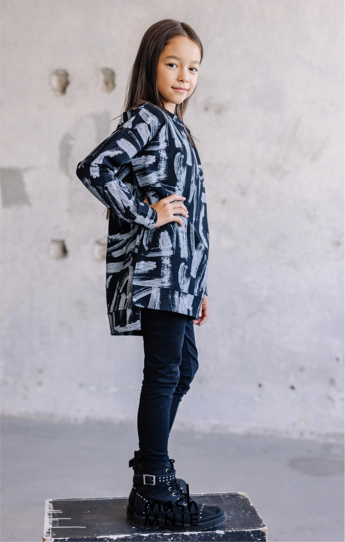 Tunika mash mnie 104/110 Materiał dominujący bawełna