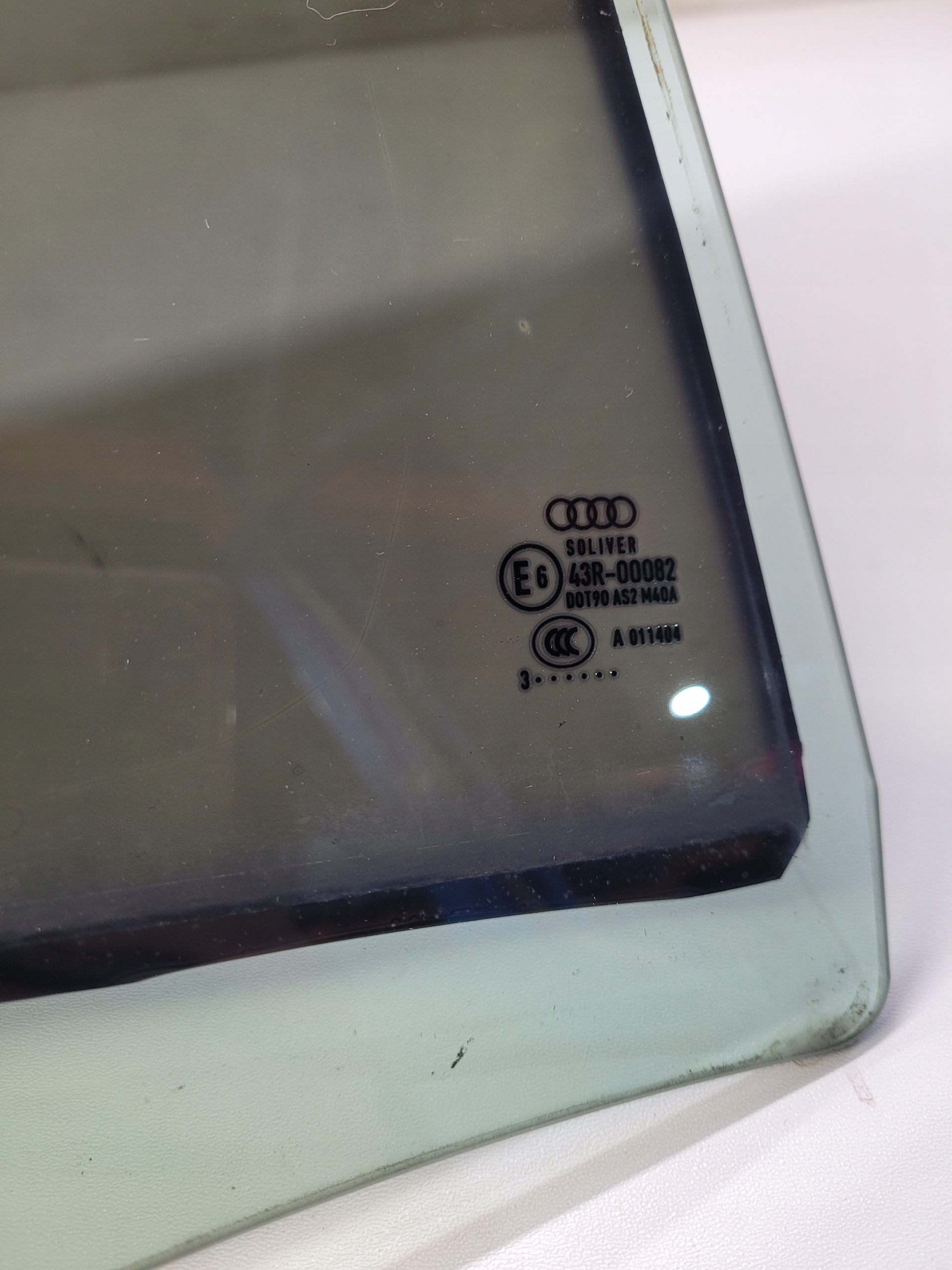 window side door right rear part AUDI A6 C7 2013 sedan