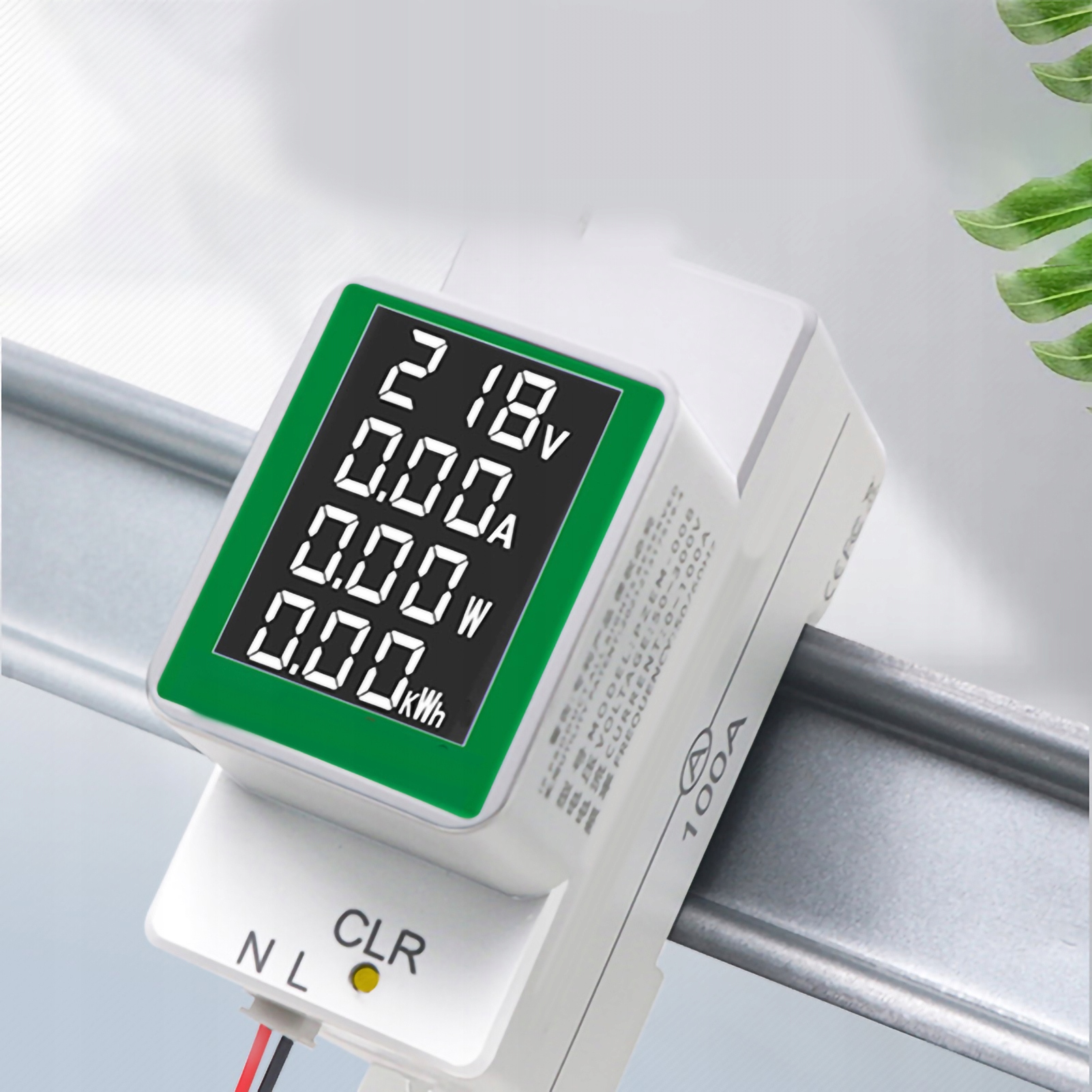 Cyfrowy Woltomierz Amperomierz Tester Multimetr AC 50-300V 100A