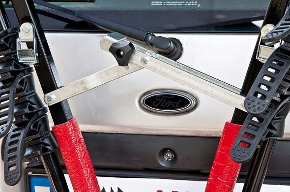 Bagaznik rowerowy na hak uchwyt nozycowy 3 ROWERY Bicycle mounting point frame