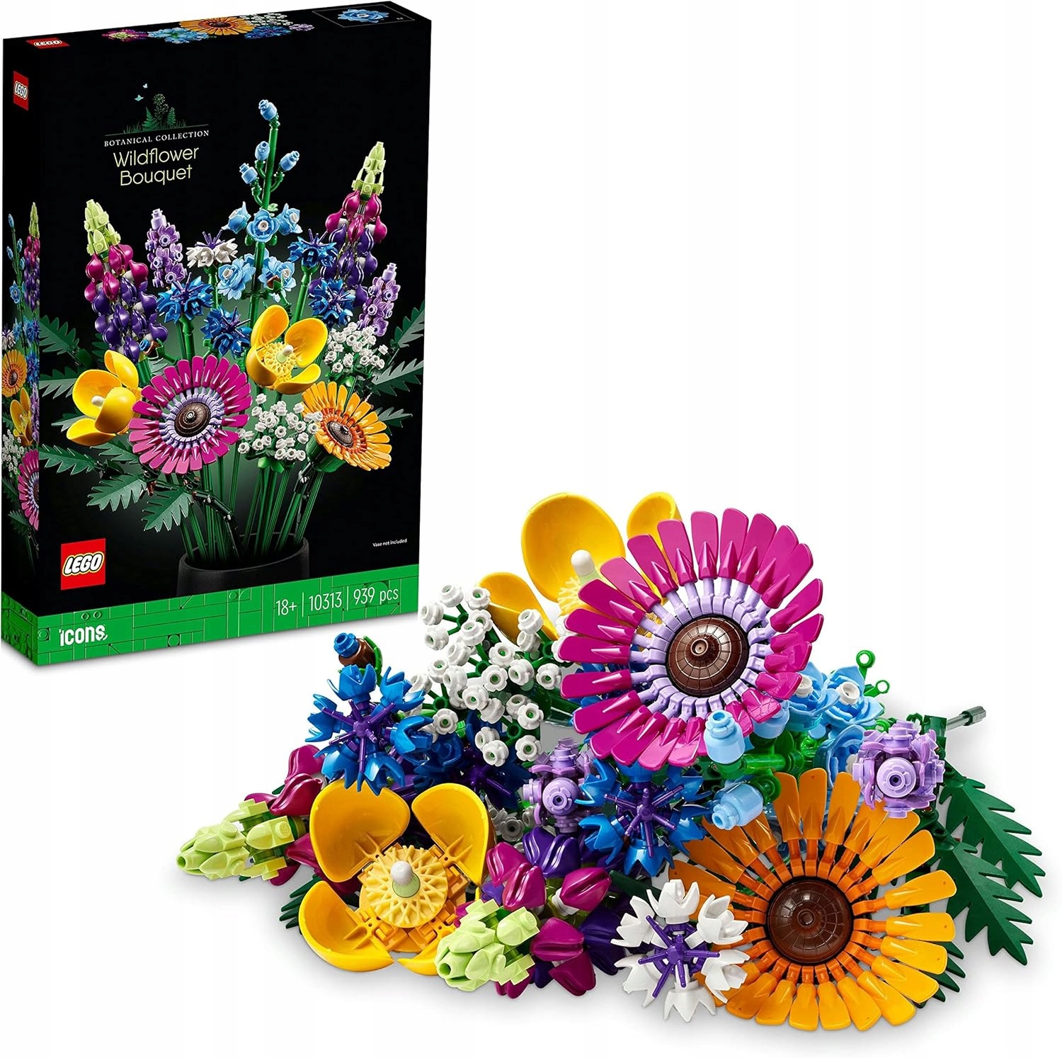 Lego Icons Botanicals Kytice polních květin 10313 dekorace dárek