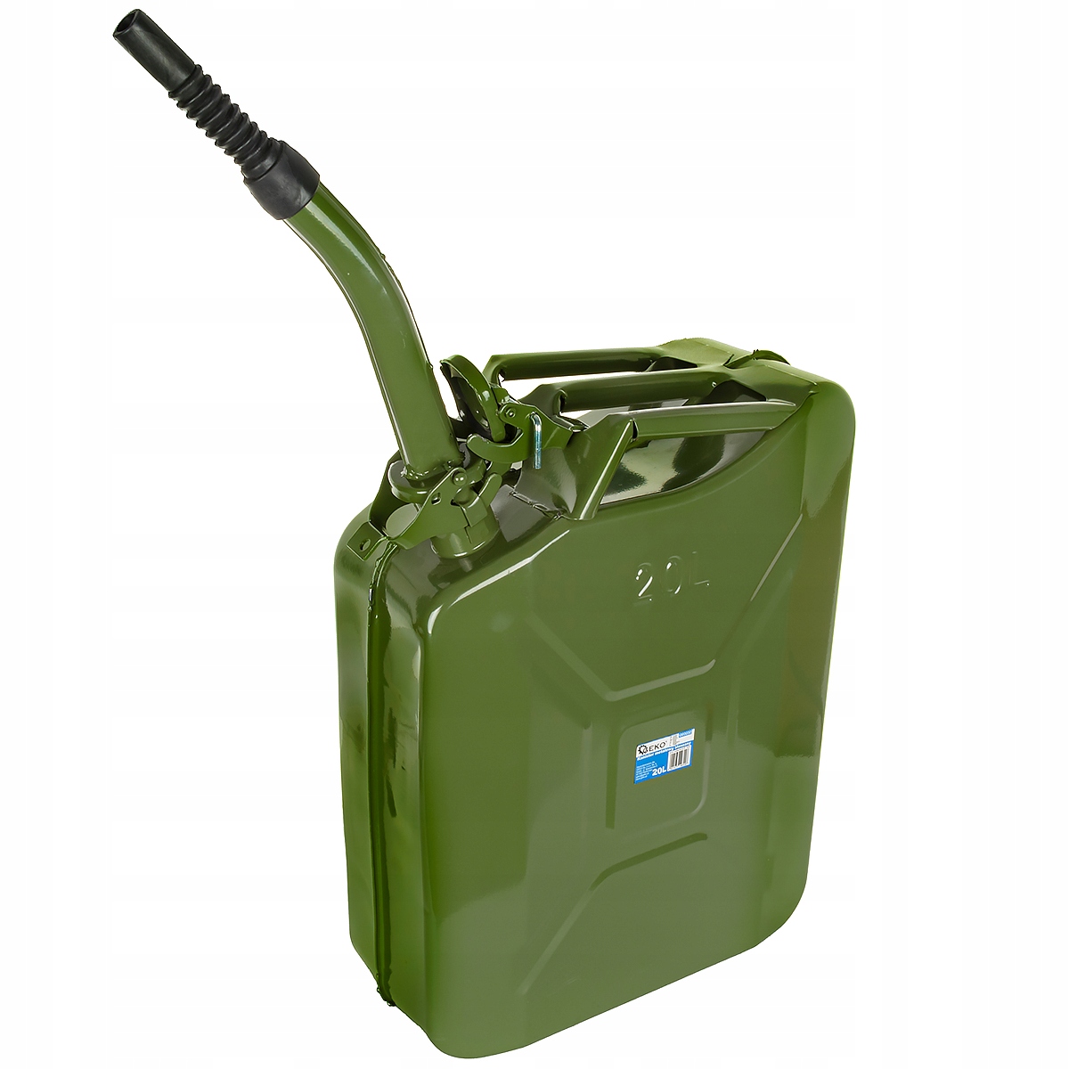 

Kanister Metalowy 20L Lejek Na Paliwo Blaszany