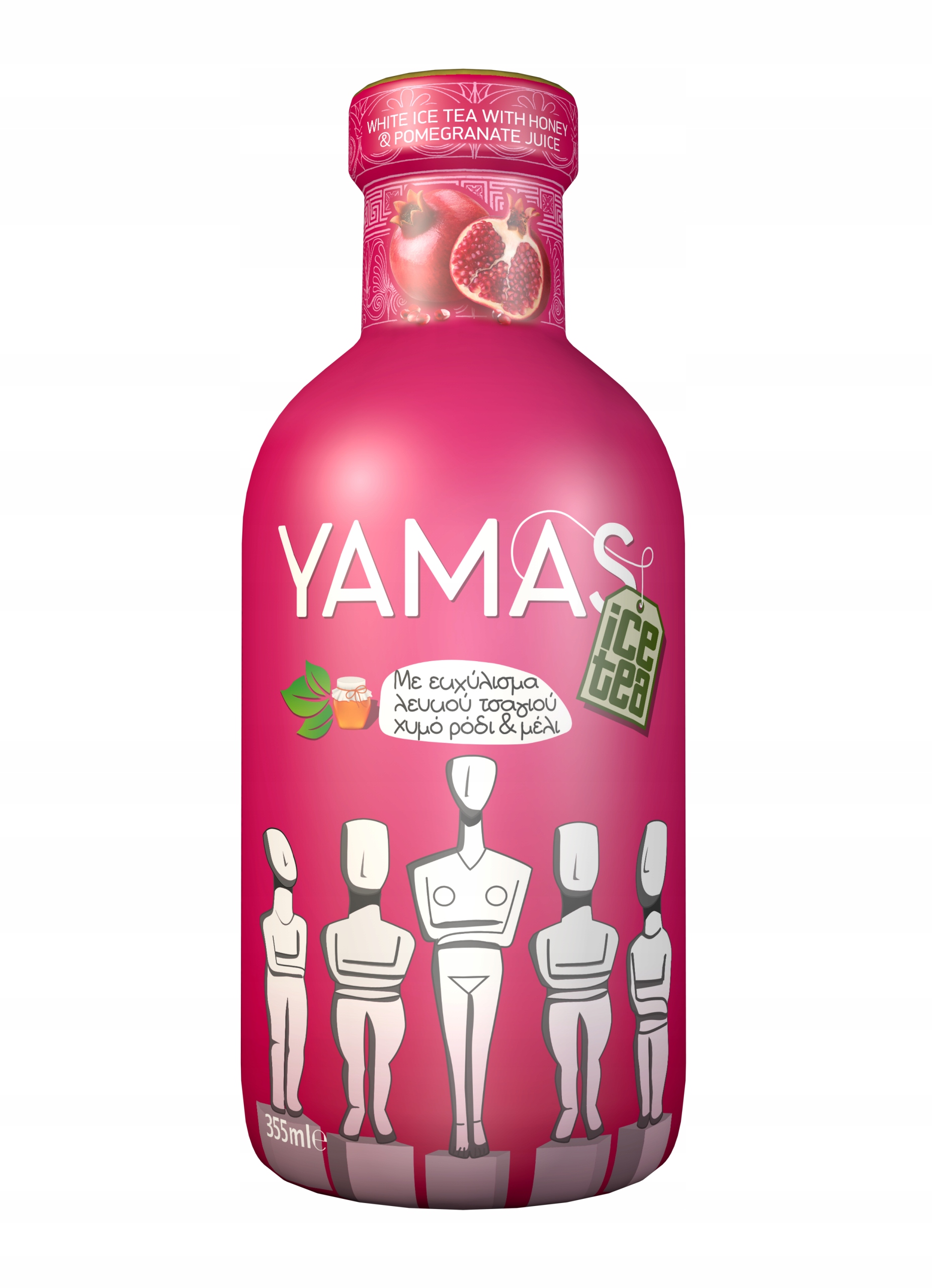 Yamas Svařák Ice Tea bílý čaj s granátovým jablkem a řeckým medem 12x355 ml