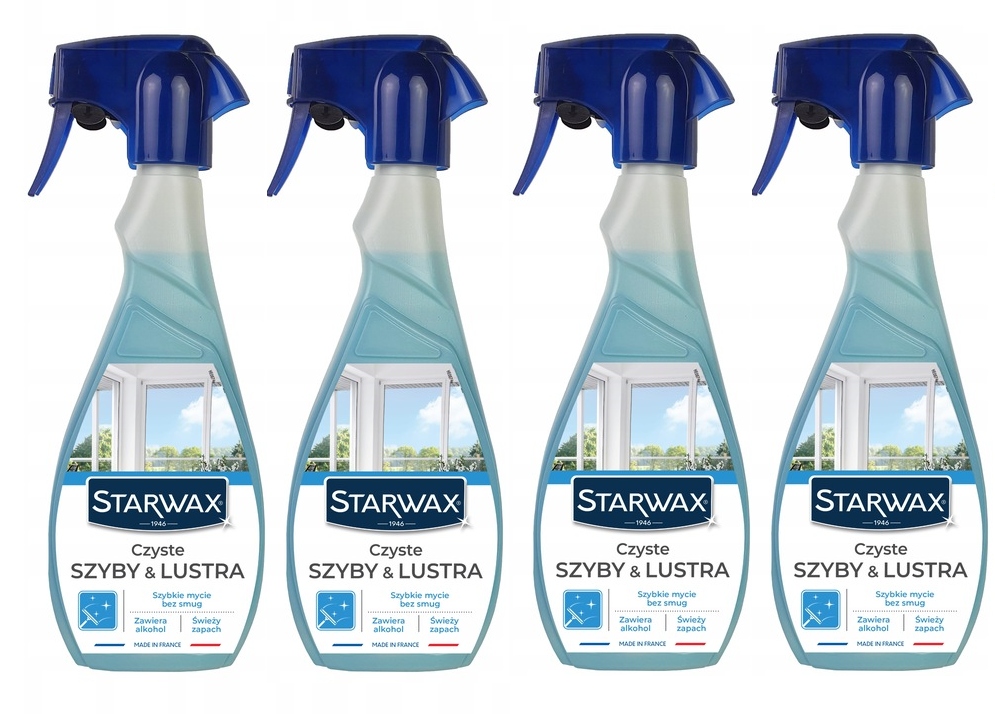Levně 4xSTARWAX Čisté Skla & Zrcadla 500 ML