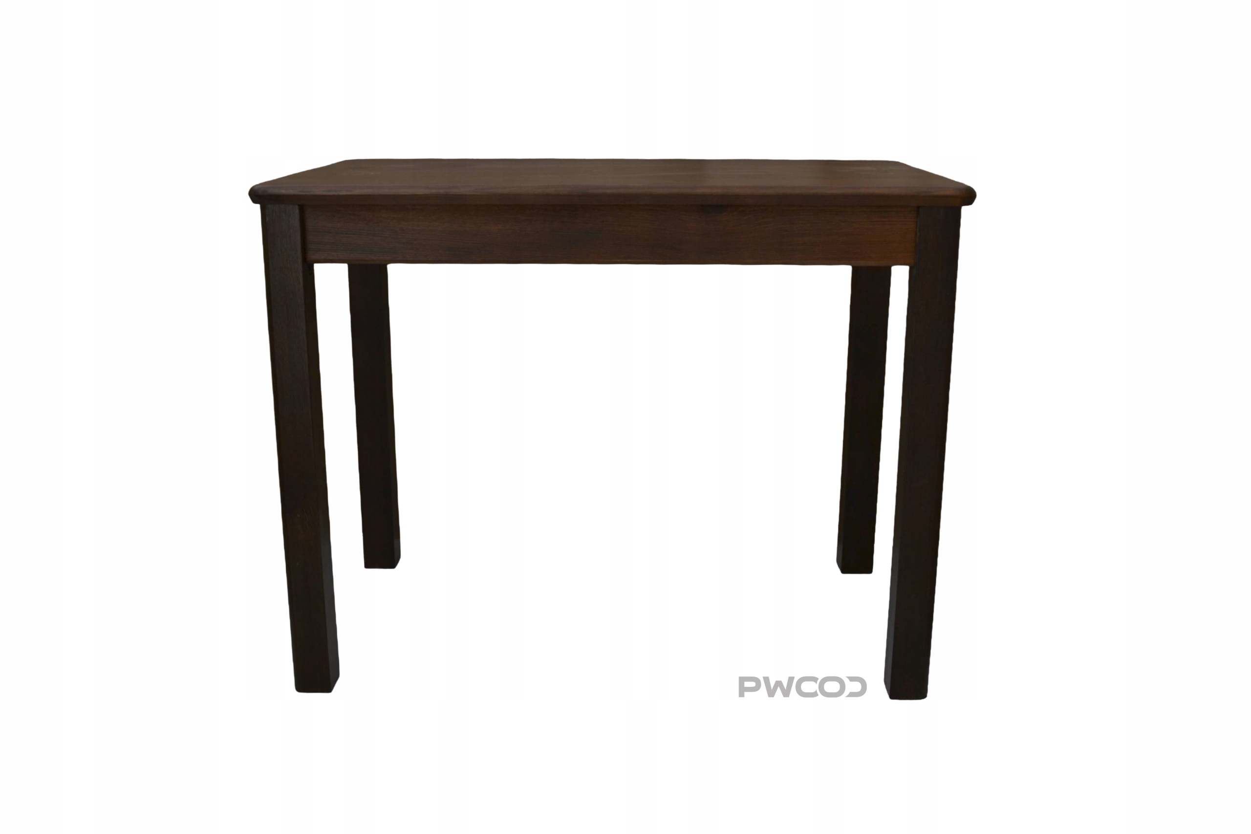 Dřevěný Stůl z borovice, barva ořech 100x60 cm