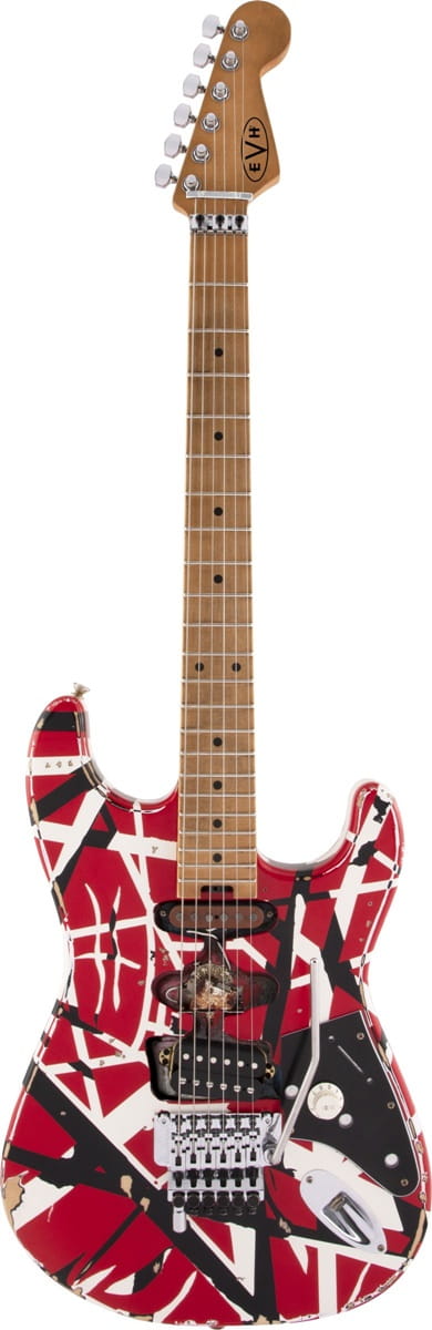 Evh Pruhovaná série Frankie Mn R/b/w Relic