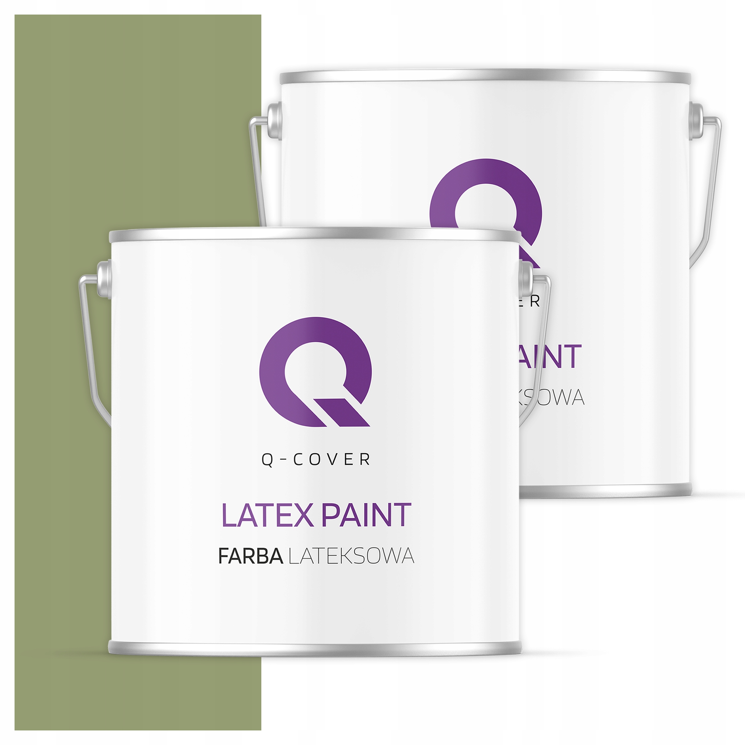 Latexová farba na interiér steny Stropy 5L Hlboká matná zhnitá zelená