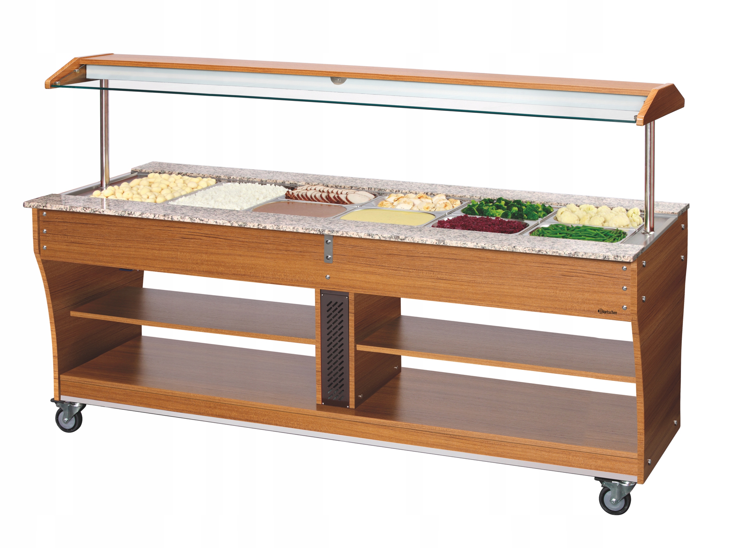 Elegantní Bufetový Kočárek Bemar Lada 6 x Gn 1/1