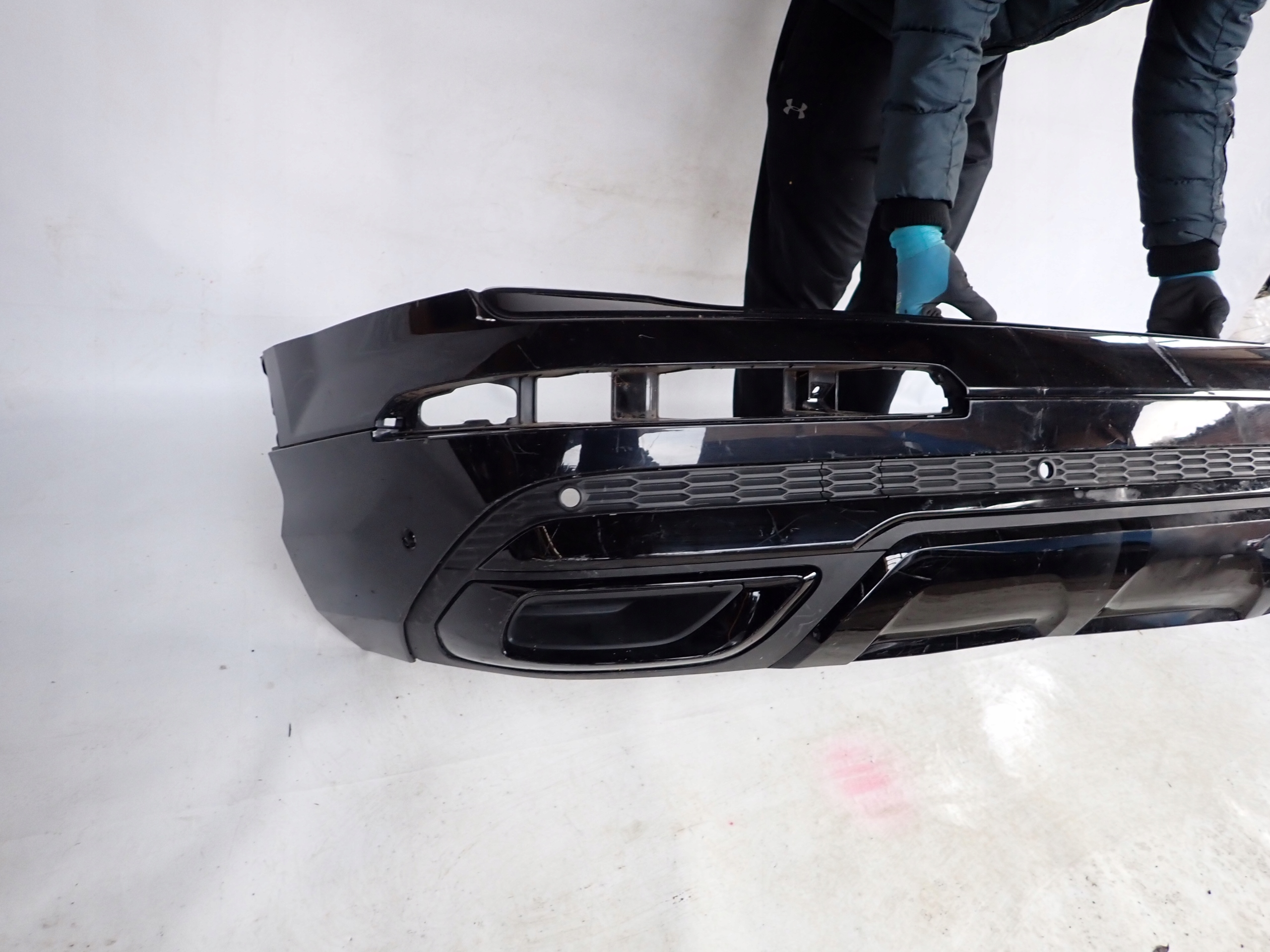 AUDI Q7 4M0 S-LINE LIFT 19- bumper rear part rear PDC 4M0807511