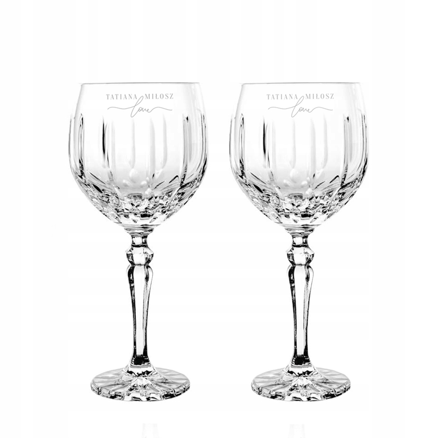 Kieliszki do wina dla Pary Młodej/ Ślub/Rocznice z grawerem
