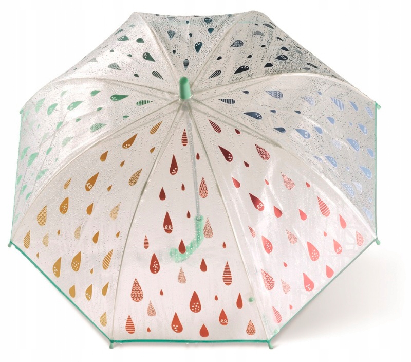 Magiczny przezroczysty parasol dziecięcy Esprit Wzór dominujący print (nadruk)