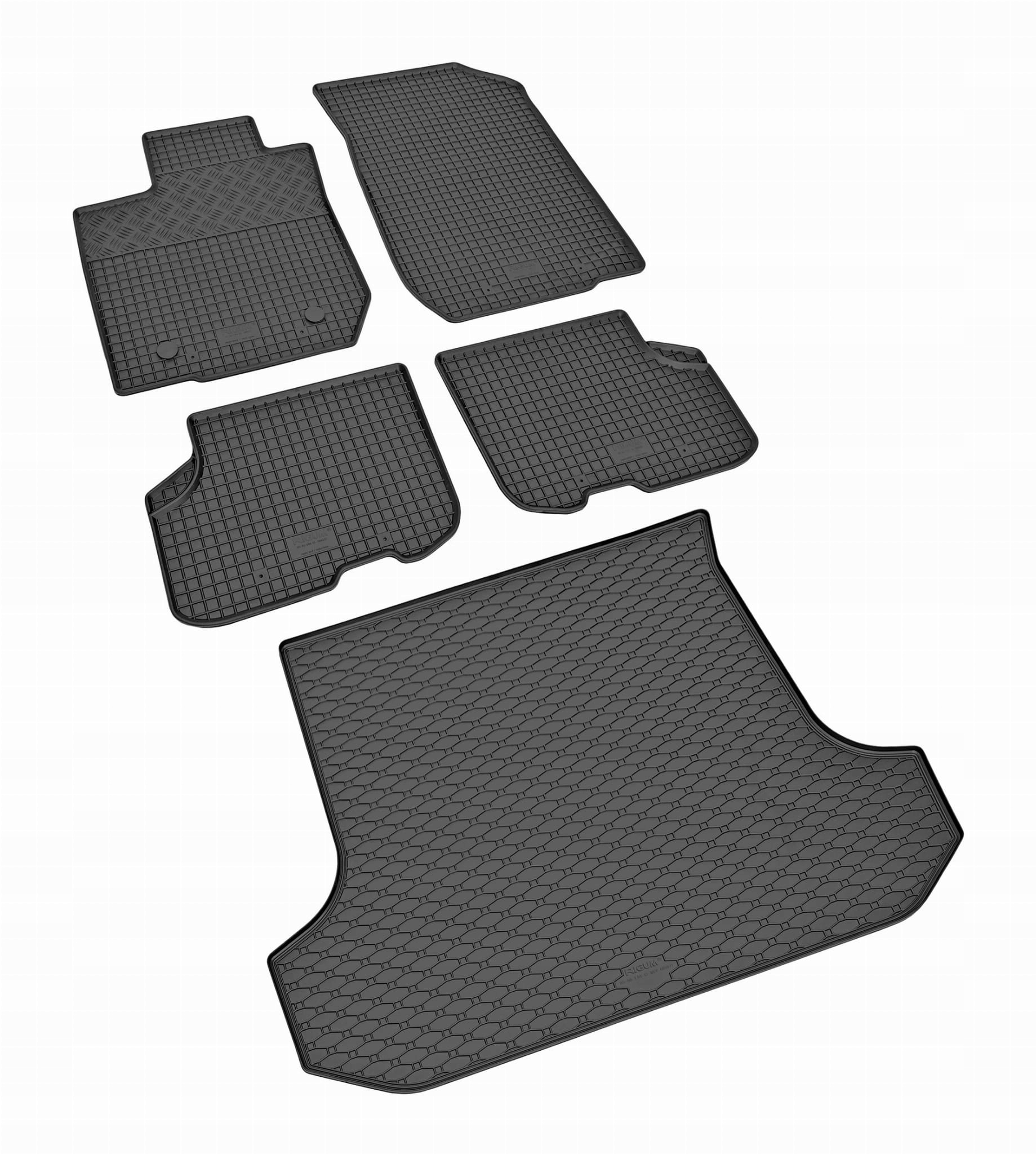 Dywaniki i mata do Dacia Logan MCV 5 miejsc 2013-2020 Numer katalogowy producenta 900637+405071