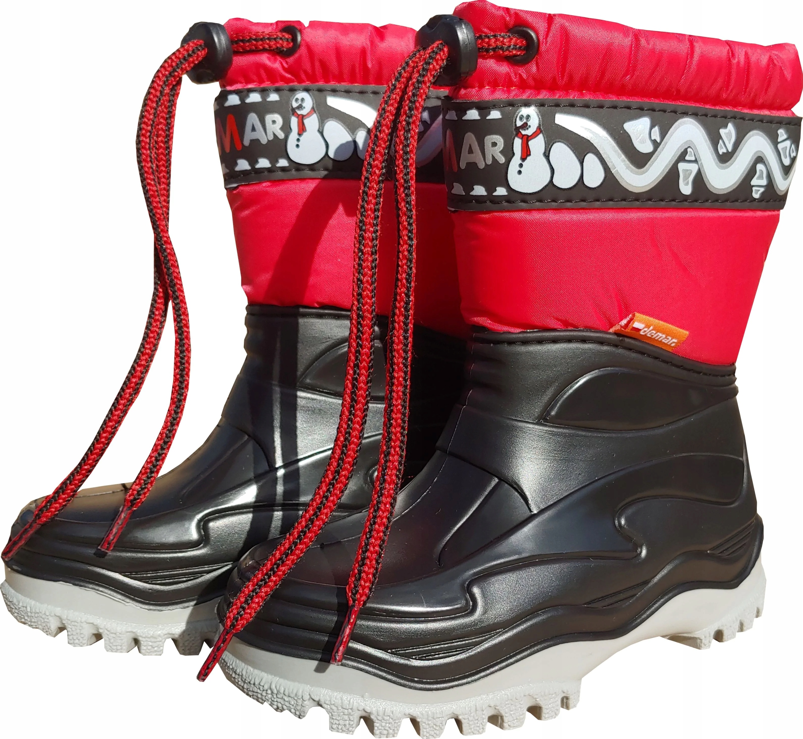

Kalosze Ocieplane Śniegowce Frost red 26/27